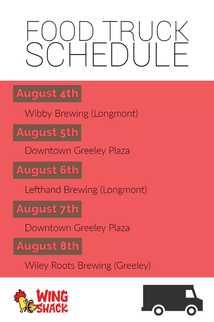 WingShackWings's tweet photo. Is the #WingWhip coming to your hood? Here's where we are heading this week. https://t.co/ep3z55agkJ