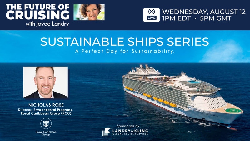 landryklingGCS's tweet photo. Joins us for a Perfect Day for Sustainability on Wednesday, August 12 as Joyce Landry interviews Nicholas rose from Royal Caribbean group. https://t.co/ucoozLFhmk  #Sustainability #Sustainabilitymatter #RoyalCaribbeancruise #Cruisingaround https://t.co/GpW5vr3ClE