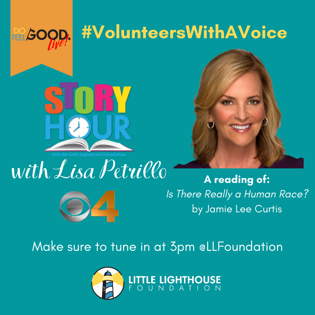 LLFNews's tweet photo. Spend your Tuesday with another installment of our #VolunteersWithAVoice series! 💛
.
Today, @LisaPetrillo from CBS 4 Miami will be reading “Is There Really A Human Race?” by @jamieleecurtis. 🌎
.
Join us today at 3 PM!
.
#LLFStoryHour #miaminews #miamireporter #LLFoundation #LLF https://t.co/htIhakFHeh