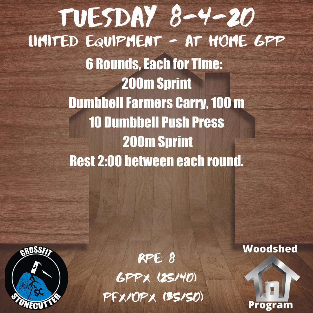 cfstonecutter's tweet photo. Limited Equipment - At Home GPP
What is StoneCutter? Check out our community,school, &amp; process. https://t.co/cjo6LXwvN7
#crossfit #crossfitstonecutter #poundtherock #wearefamily #courtesy #integrity #perserverance #selfcontrol #indomitablespirit #family #faith https://t.co/HWrRuKURb8