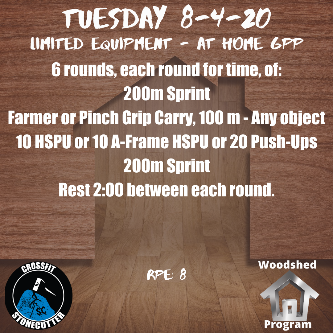 cfstonecutter's tweet photo. Bodyweight - At Home GPP
What is StoneCutter? Check out our community,school, &amp; process. https://t.co/cjo6LXwvN7
#crossfit #crossfitstonecutter #poundtherock #wearefamily #courtesy #integrity #perserverance #selfcontrol #indomitablespirit #family #faith https://t.co/VjPEdytWHY