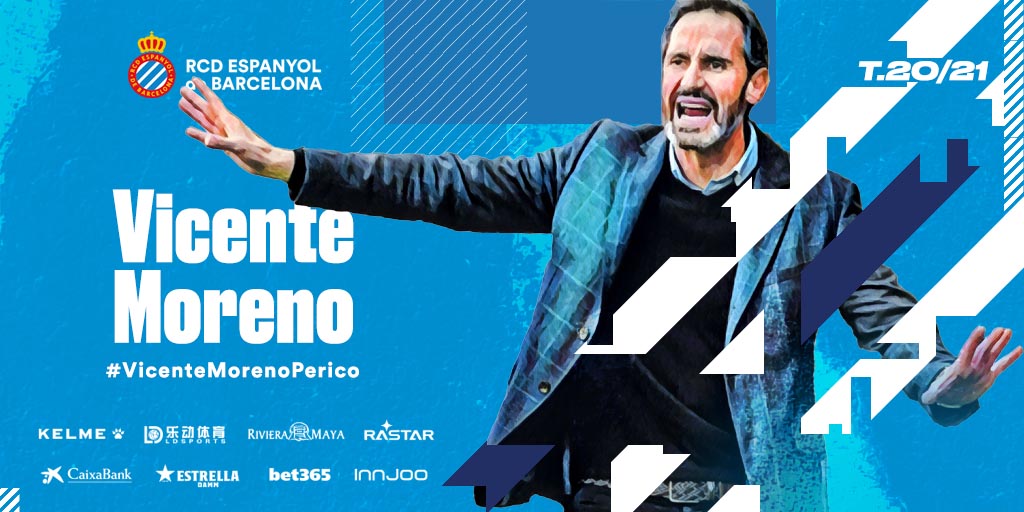 Vicente Moreno, nuevo entrenador del Espanyol.