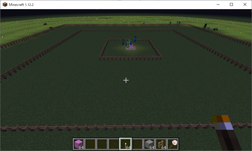 ট ইট র ふわ ふーの人 新しく考えているアイテムの呪いの石 仮 は設置した座標を中心に5 5チャンクの範囲内にスポーン したモンスターを呪いの石の周辺にスポーンさせるような感じを考えています 沸きつぶしが微妙なので範囲外にも沸いちゃってますが動作