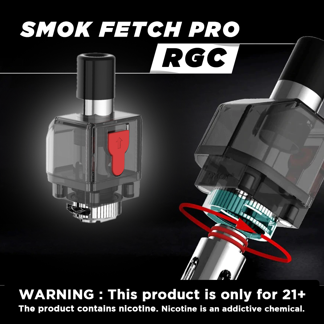 smokdeal's tweet photo. SMOK Fetch Pro RGC Empty #Pod are designed and made for the SMOK Fetch Pro Kit. Hurry up and grab the deal only for $10. @SMOKTECHLOGY
WARNING: This product is only for 21+
.
https://t.co/QnSux6sQzM
.
#smok #smokpod https://t.co/5Uo38DNrIA