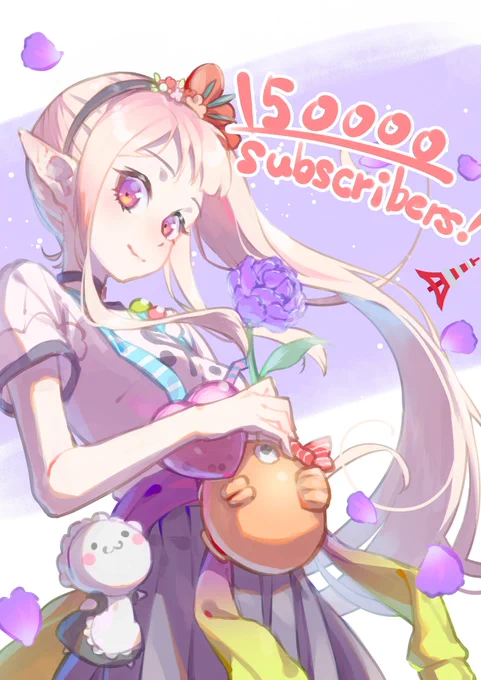 突破まことにおめでとうございまとぅ!!!!
#えるの絵だよ 