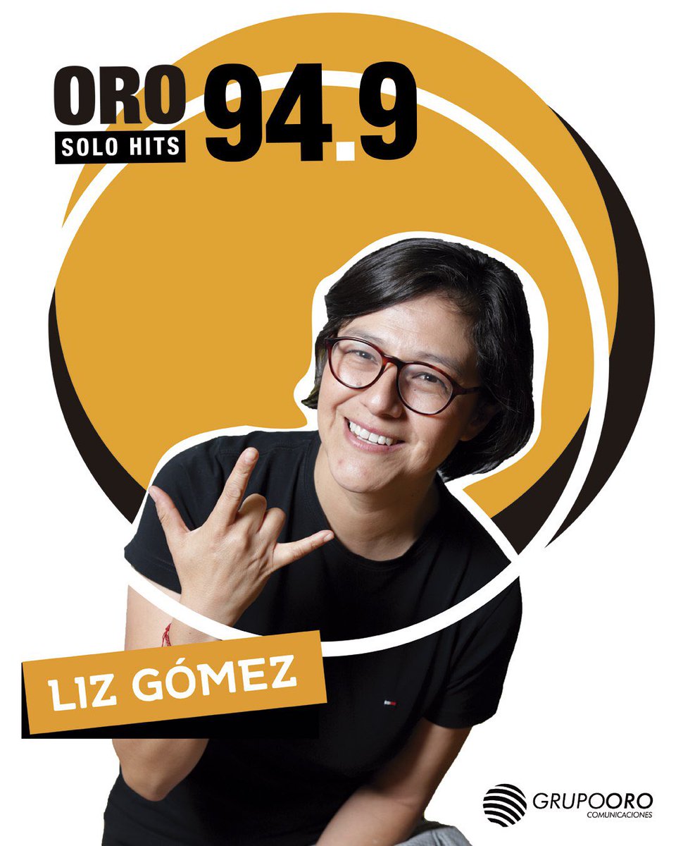 Oro_hits's tweet photo. ¡Bienvenida a #Oro949SoloHits @YoSoyLizGomez!
Es un gusto compartir con todos nuestros radioescuchas y seguidores que tu talento se suma al #EquipoDeOro de la radio en Puebla.
¡Escúchala ya este sábado de 6 a 9 am con #SábadoDeClásicos y de 9 am a 12 pm con #SábadoDePlayLiz! https://t.co/0tHutclenz