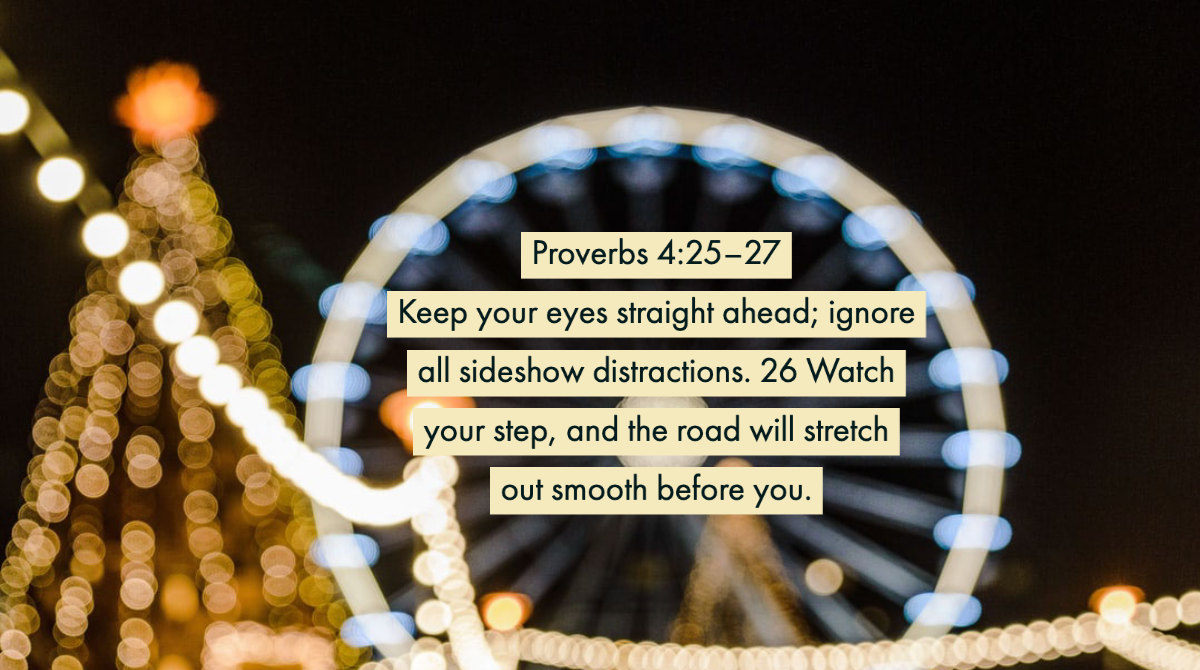LannyPastor's tweet photo. #POTD Proverbs 4:25-27
#watchyourstep #distractions find #abetterpath https://t.co/PUs6yol2T7
