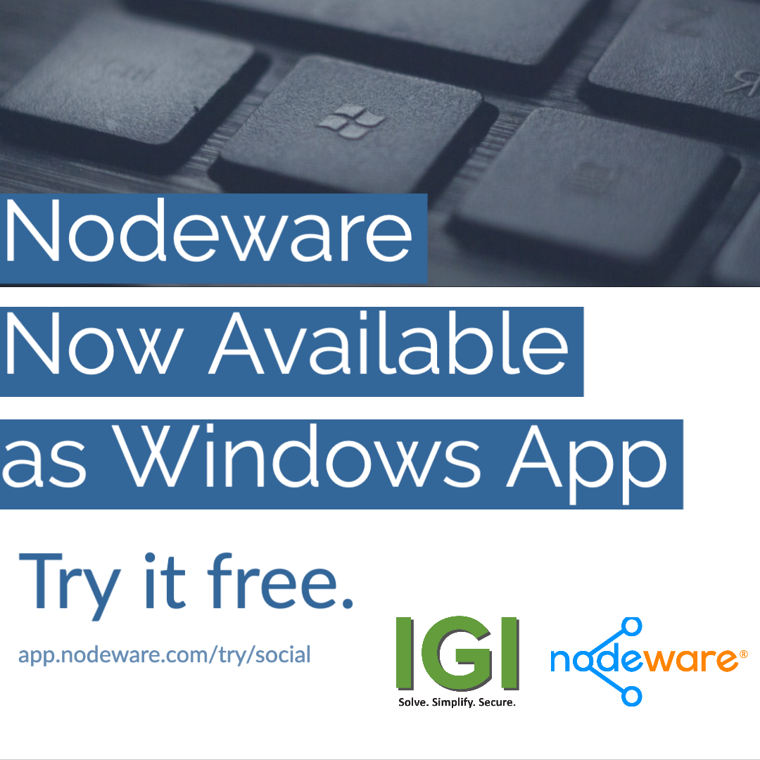 nodeware's tweet photo. Nodeware is easier than ever to use, and you can try it free for 14 days! Sign up today and see how network visibility and monitoring can transform your cybersecurity. #freetrial #cybersecurity #infosec #nodeware #windows https://t.co/DPUDX2AFKz https://t.co/qr7nUNCdkg
