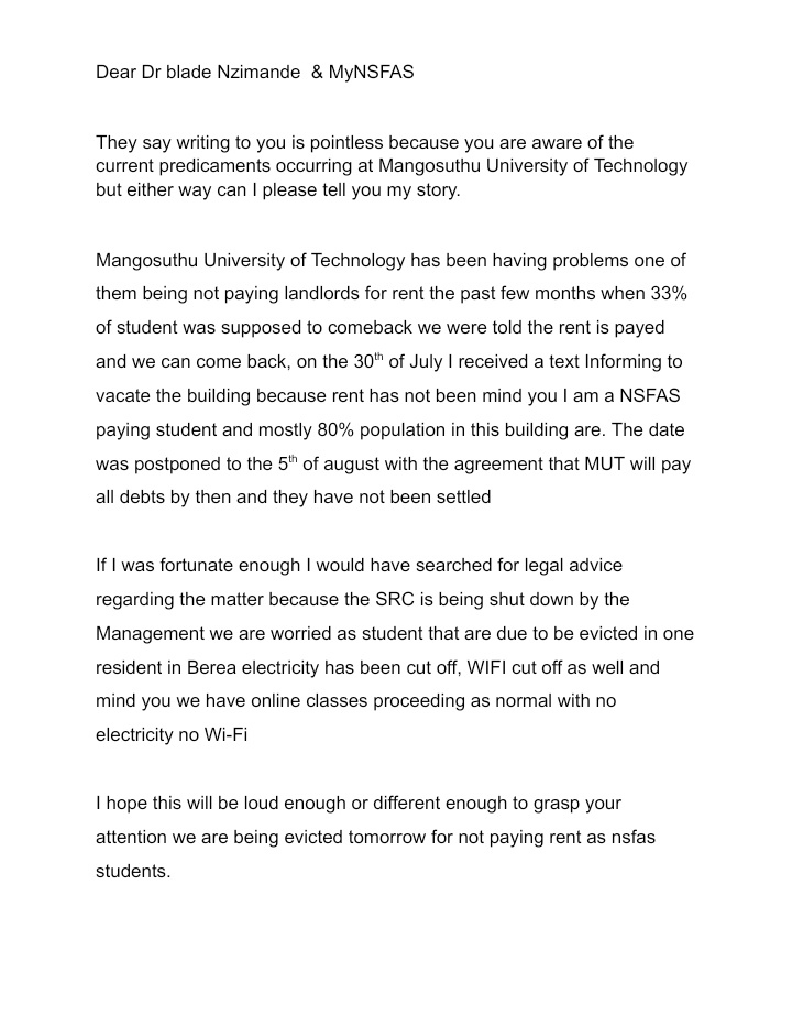 sakhile31017074's tweet photo. @ministerdrblad1 @Sbo__Nk @SciTheComedist @HermaineM @Leratokganyago @myNSFAS
I really hope this finds your attention ππ’
#MUTMANAGEMENTMUSTFALL https://t.co/BUijFFkeT6