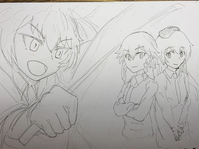 だめだこれ1時間じゃ描けねえ… 