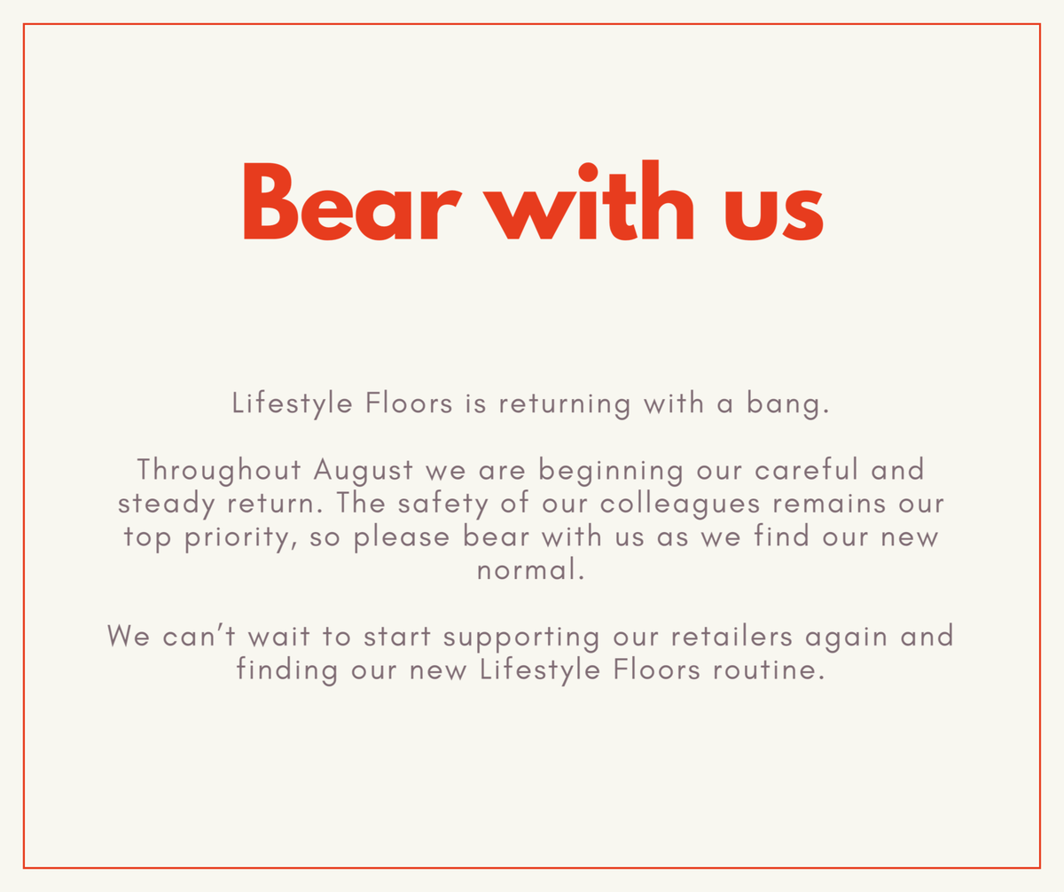 iLoveEveryStep's tweet photo. Please bear with us throughout August while we find our new Lifestyle Floors routine and start supporting our retailers once more #WelcomeBack https://t.co/kbN8a8qYzH