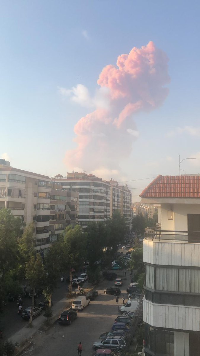  #BREAKING A big explosion in Beirut