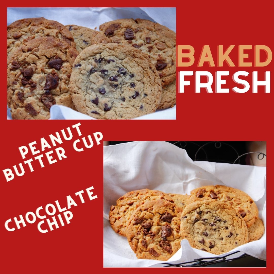 Some say our cookies are like Grandma's.  In honor of her, and National Chocolate Chip Cookie Day, come grab one… or two.. or three. #NationalChocolateChipCookieDay