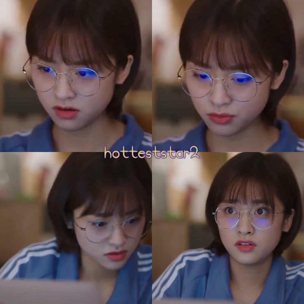 I'm all for  #ShenYue wearing specs. She looks so cute...  #ShenYue  #CountYourLuckyStars