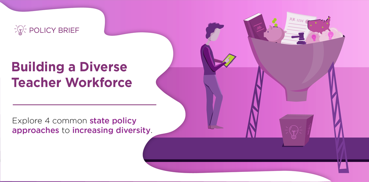 EdCommission's tweet photo. NEW POLICY BRIEF 🚨Building a Diverse Teacher Workforce https://t.co/xPSkSbyWXt https://t.co/TufdFxHIXz