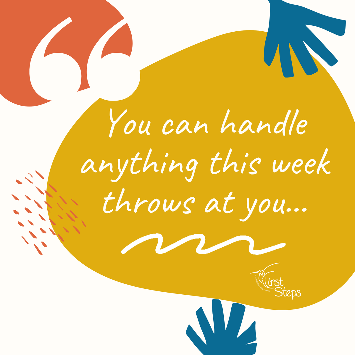 FirstStepsED's tweet photo. Just a little reminder... You can do this #TuesdayMotivation
For support, visit https://t.co/5mdFjZLnPZ

#FirstStepsED #MeWithoutED #RecoveryWarrior https://t.co/pr5SZPjSqv