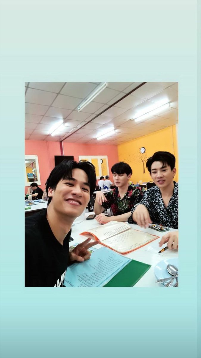Day 101:  @Tawan_V  @new_thitipoom  @off_tumcial I hope you're all having a great night because you deserve it for giving us one of the best nights. Thank you for this photo. ฉันรักคุณ 