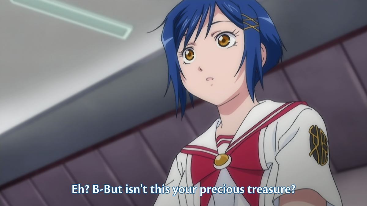 Akira sees herself in Aika and really wants her to succeed. This story definitely helped to make Aika feel more hopeful for her future, and giving Aika the bookmark that she treasures as a charm for "aspiring Primas" shows how Akira firmly believes Aika can achieve her goal.