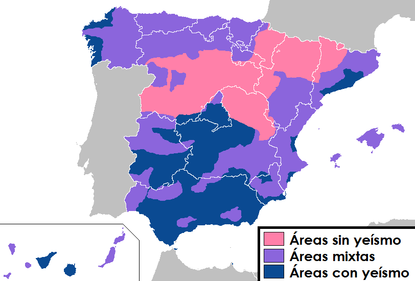 Pronunciation of the letter 'll' as 'y'. Yes, technically their pronunciations are different, but only in some areas the differentiation is made (less and less)