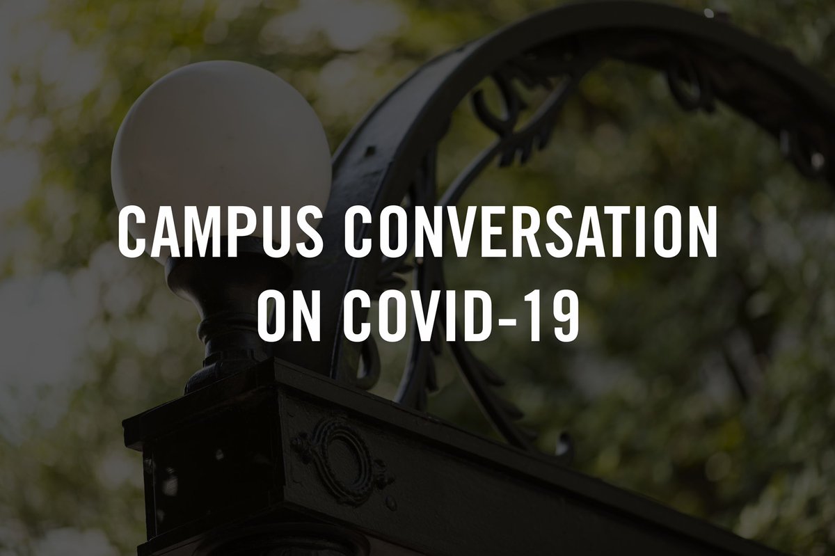 The Campus Conversation on COVID-19 webinar is happening TODAY at 2:00pm. For more information and to join the webinar click the link below.
🔗: t.uga.edu/6bl