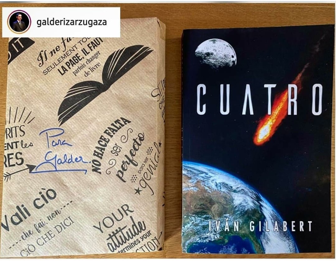 Ivan_Gilabert's tweet photo. Otro ejemplar de Cuatro que llega a su destino 🙂🙂
Gracias @GIzarzugaza por la foto. Espero que esta nueva historia te atrape y te guste.
➡️ https://t.co/kZ5YgXhAed
#CUATRO #Libro2020 #Amazon #KindleUnlimited #Acción #Aventura #Fantasía #Suspense #Héroes #IvanGilabert https://t.co/TFatHqIkCp