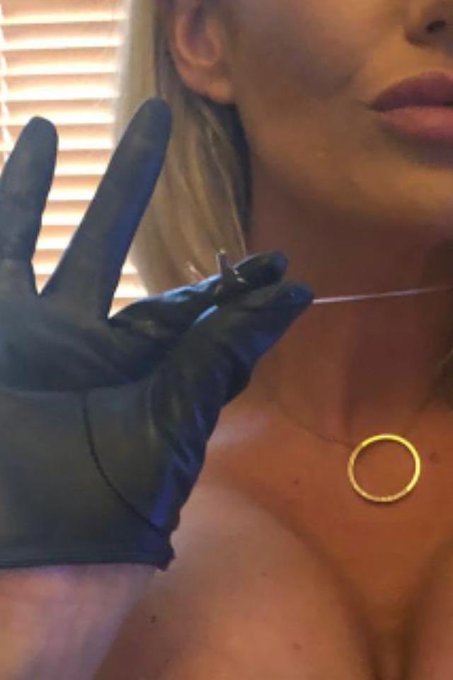Thanks to my chastity slave City Banker for treating me to my manicure today. It's been 8 mths now locked<a href="/tag/adultwork"class="tags"><span>#adultwork</span></a>