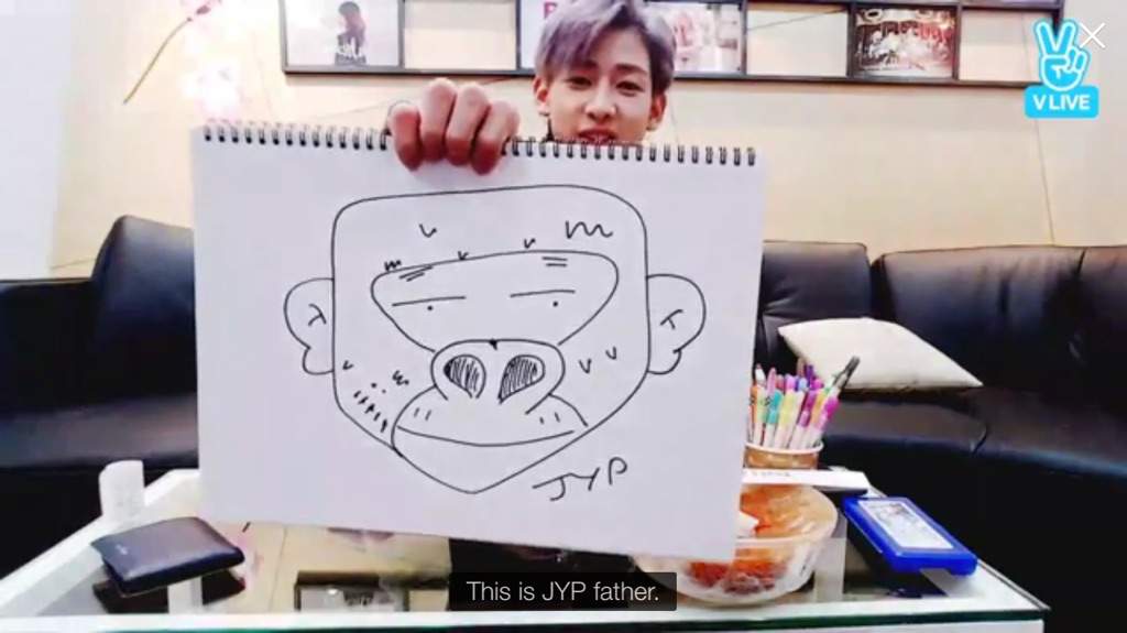 bonus: bambam's drawing of jyp