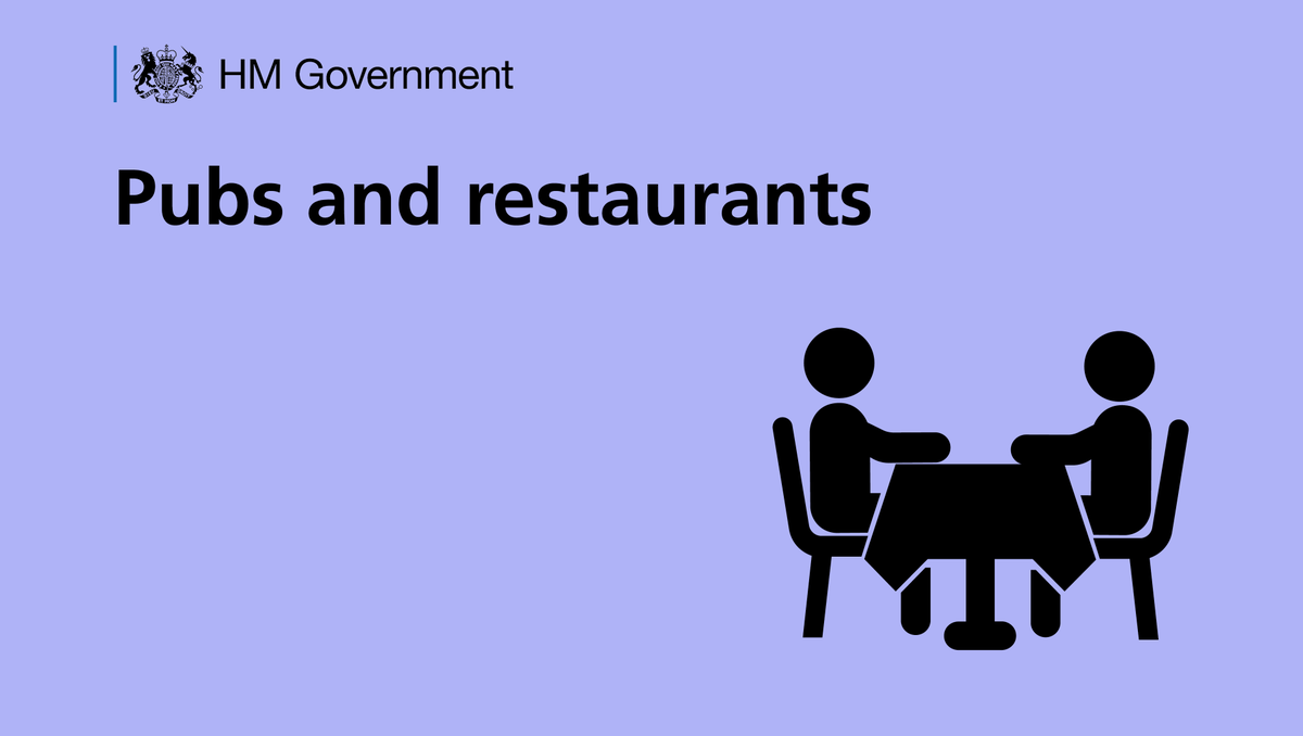 GOVUK's tweet photo. If you're heading to your local, we've got guidance to help you #EnjoySummerSafely

In England, you can meet in a group of 2 households (including those in your support bubble), in COVID-19 secure pubs or restaurants. 

Read the guidance here: https://t.co/h6SXw7yDGy (1/3) https://t.co/lTDnSplgW7