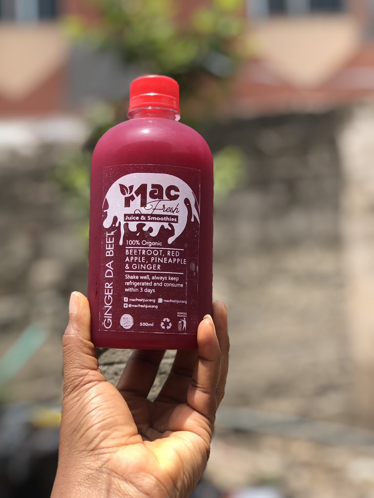 macfreshjuiceng's tweet photo. It’s a good day to ginger your yourself with our fresh cold pressed Beetroot juice.

It contains nutritious and healthy fruits for your delight with amazing health benefits.

Beetroot 
Pineapple 
Red apple
Watermelon 
Ginger 

At N700. Send a Dm or call 08183600020 to order. https://t.co/Lz71s0Kemm