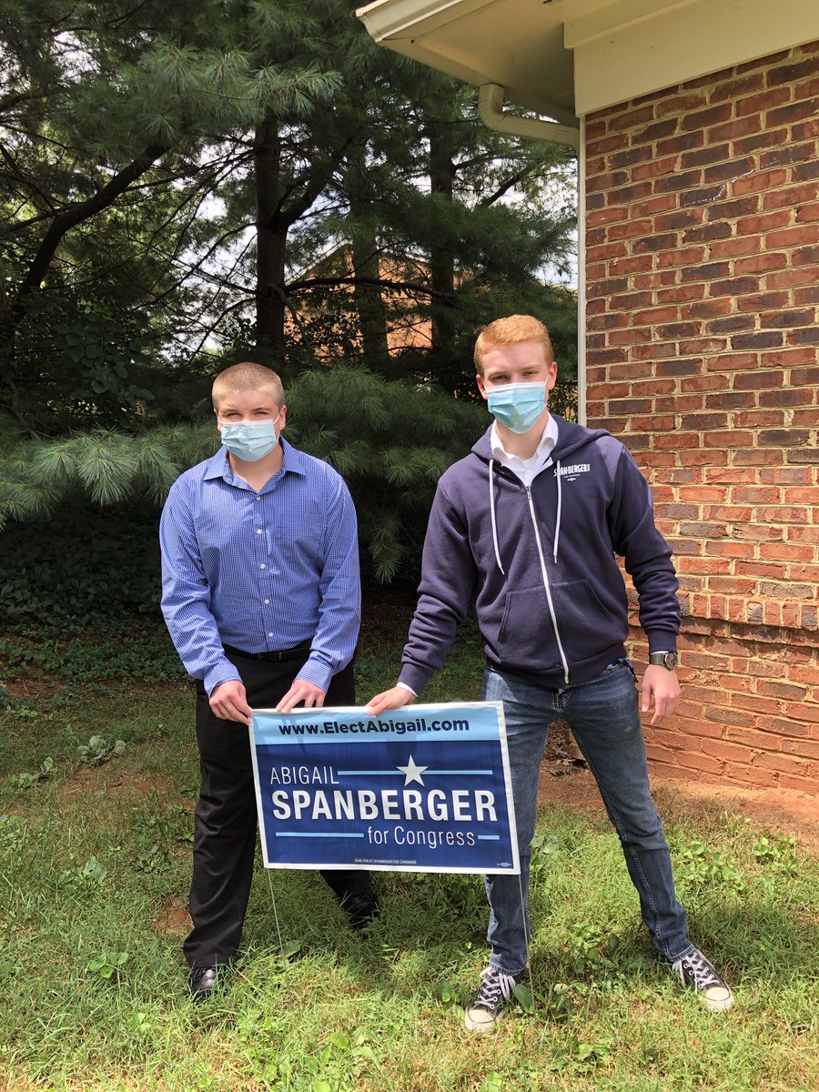 THEY'RE HERE! THEY'RE HERE!
SPANBERGER YARD SIGNS 

The youth of the 7th Congressional District are getting a fast start at distributing Spanberger yard signs.  Get yours at the Culpeper Dems office or reserve a sign at abigailspanberger.com.