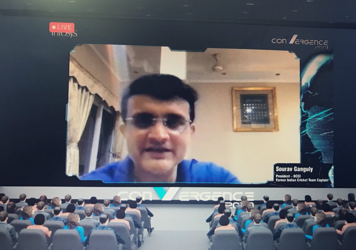 prasaimei's tweet photo. Great management lessons from @SGanguly99 at #InfyConvergence 1) Embrace Pressure 2) It is not over; until you say it is over 3) Consistency always takes your Career Graph upwards 4) Manage individuals as they are and learn to treat all different characters as-is #infydiaries https://t.co/NmG3KgcjhW