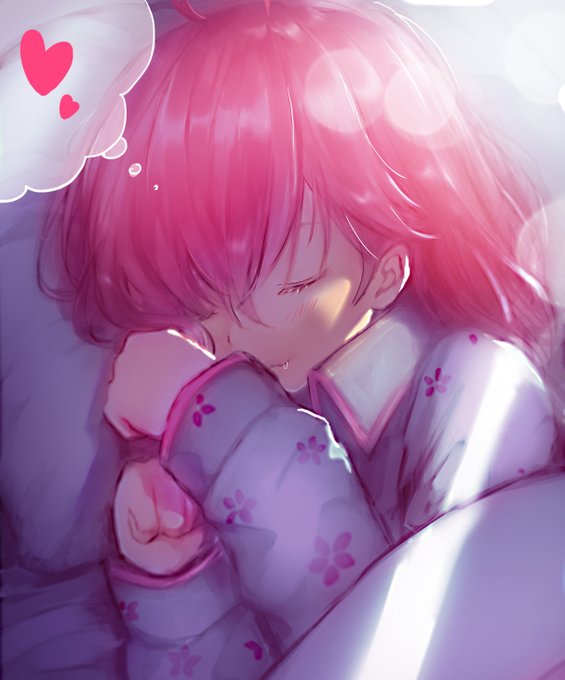 ゆっくり休んで元気になってね
#miko_Art 