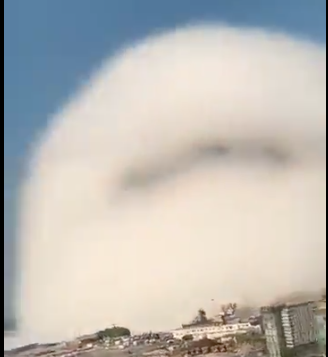  https://twitter.com/mannyfidel/status/1290674876110569473 is an amazing video of it because you can see an initial explosion, a secondary one, and then the vapor shock wave. Also the total leveling of that building in front of it.