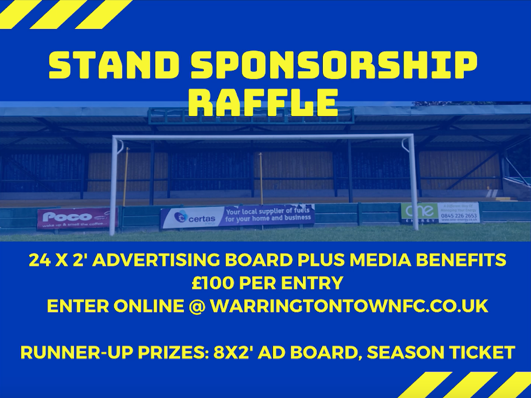 theyellows's tweet photo. 🏟 You could win naming rights at Cantilever Park!

🎫 Each entry is £100, which will you put you in to the draw to win the chance to have the stand at the Cantilever bridge end of the ground named after you or your business. #ThisisWarrington

Read more 👉https://t.co/kM8uQWQgaL https://t.co/C8Cnb0hIQ2