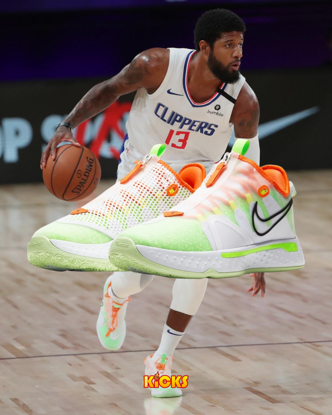 nike pg4 gatorade white