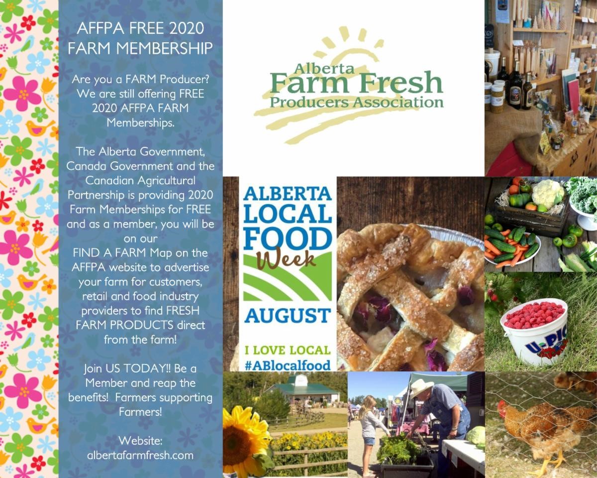 greenviewag's tweet photo. Add your farm as a producer on the Alberta Farm Fresh Producers Association new FIND A FARM section on their website.
Check out https://t.co/YMxGGf8IzF for additional information and to sign up today! https://t.co/V4K6XgRzeL