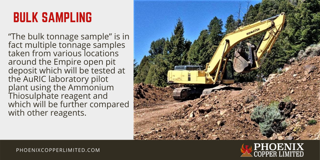 Phoenix_Copper's tweet photo. Welcome to our series of posts about bulk metallurgical sampling! In this series we explain what bulk sampling is, how it is done and most importantly why we do it! #pxc #aim #gold #bulksampling https://t.co/YeSb7JBXt0