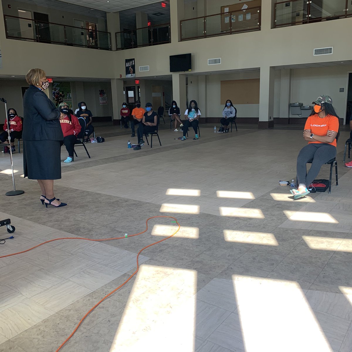 StuLifeatTU's tweet photo. NSO Leaders Training
 #6FeetApart
 #SocialDistancing
 #TuskegeeNSO https://t.co/18uc9Y7Icu