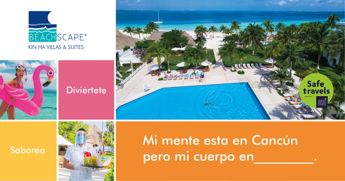 BeachscapeKinHa's tweet photo. Deja que tu teclado complete la frase y dinos en donde te encuentras ahora :) 
#Beachscape #Beachscapecancun https://t.co/S3o4AbwkUb