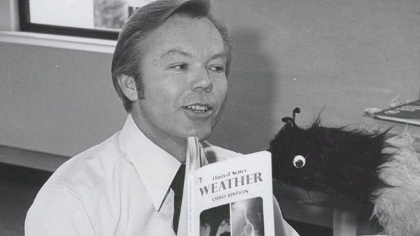 We laughed. And as I walked away, he said, "tell your mom Don Webster did it." He was a gem.RIP, Dick Goddard. 3/3