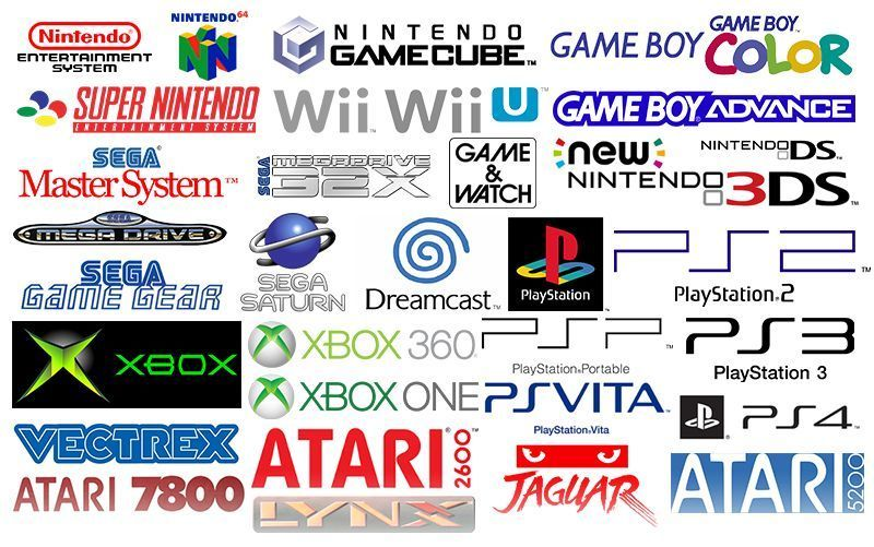 game console logos