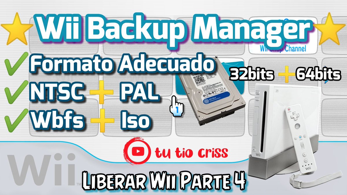tutiocriss's tweet photo. Como Usar Wii Backup Manager
Contraseña: tutiocriss
https://t.co/6IbJFMqG54 https://t.co/lqNCDsfhsP