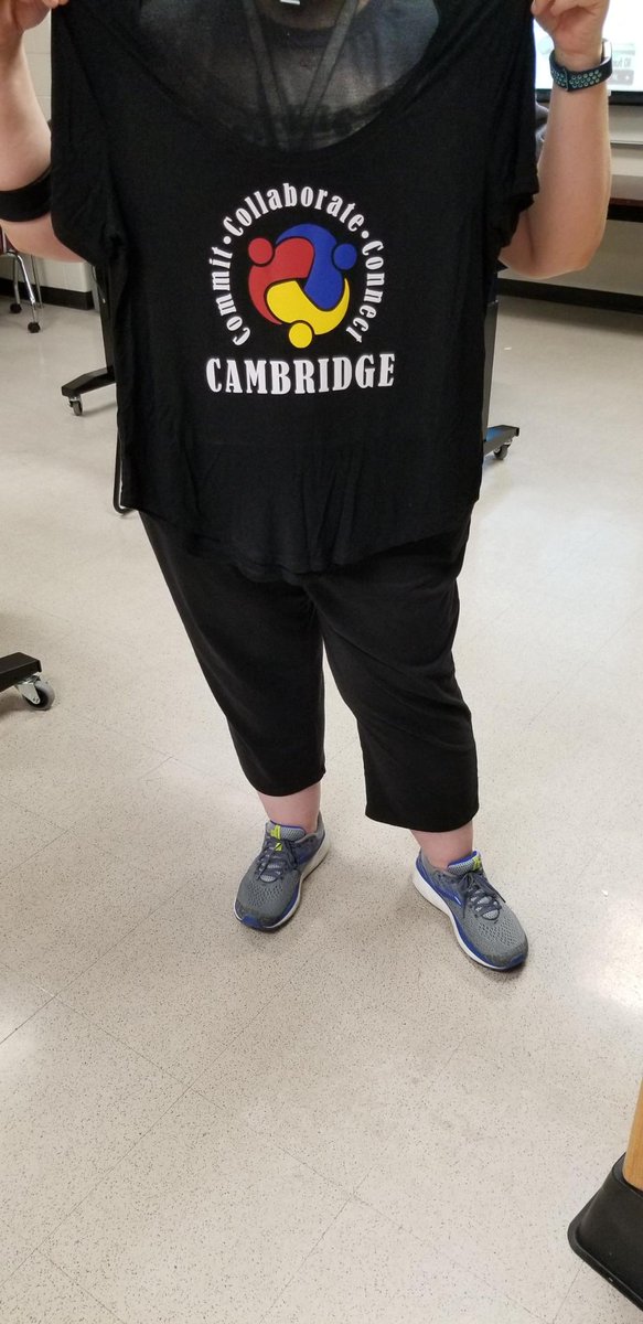 HumbleISD_CAM's tweet photo. Our Mosaic staff is busy making staff shirts. I was lucky enough to get a mask as well. @HumbleISD_ESS @HumbleISD https://t.co/6IhM6XJAk3