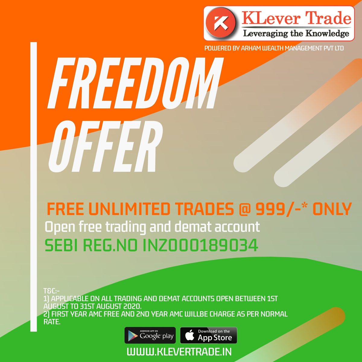 KleverTrade's tweet photo. Free unlimited trades at 999/- only for 30days.
#klevertrade #india #indian #news #trading #investing #banknifty https://t.co/1cTajAUiwm