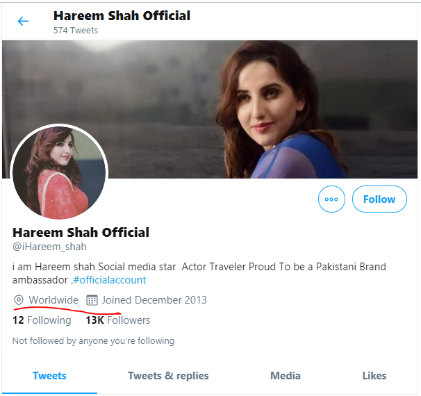 Actually there are Multiple Fake Accounts of Hareem Shah & Sundal Khattak exist. 1 Pair already exposed it is time to expose 2nd Fake Account Pair.All Account Link to Famous PMLN Social Media Team MembersFake Account 1: @iHareem_shahFake Account 2:  @SandalKhattak