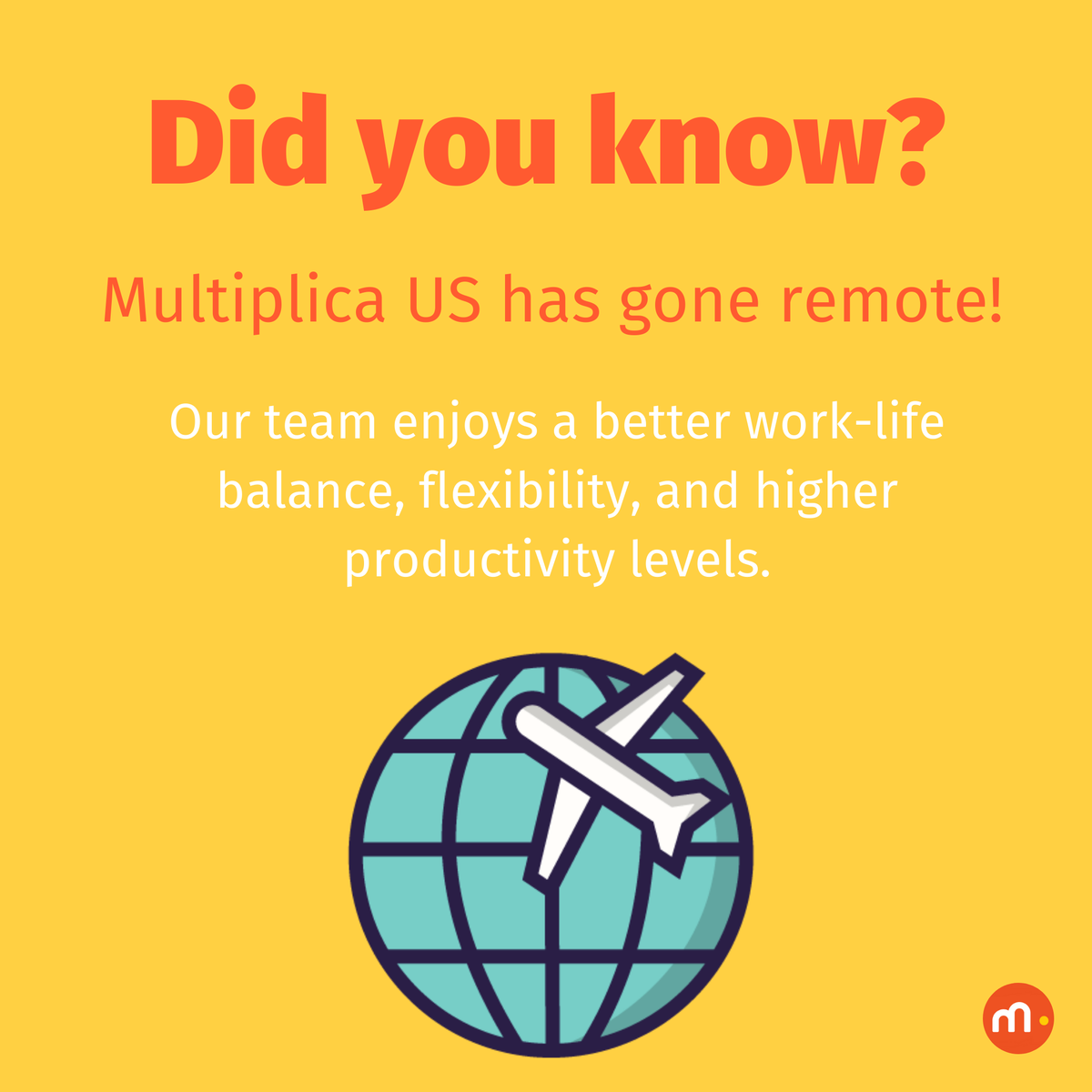 Multiplica US has gone #remote!
