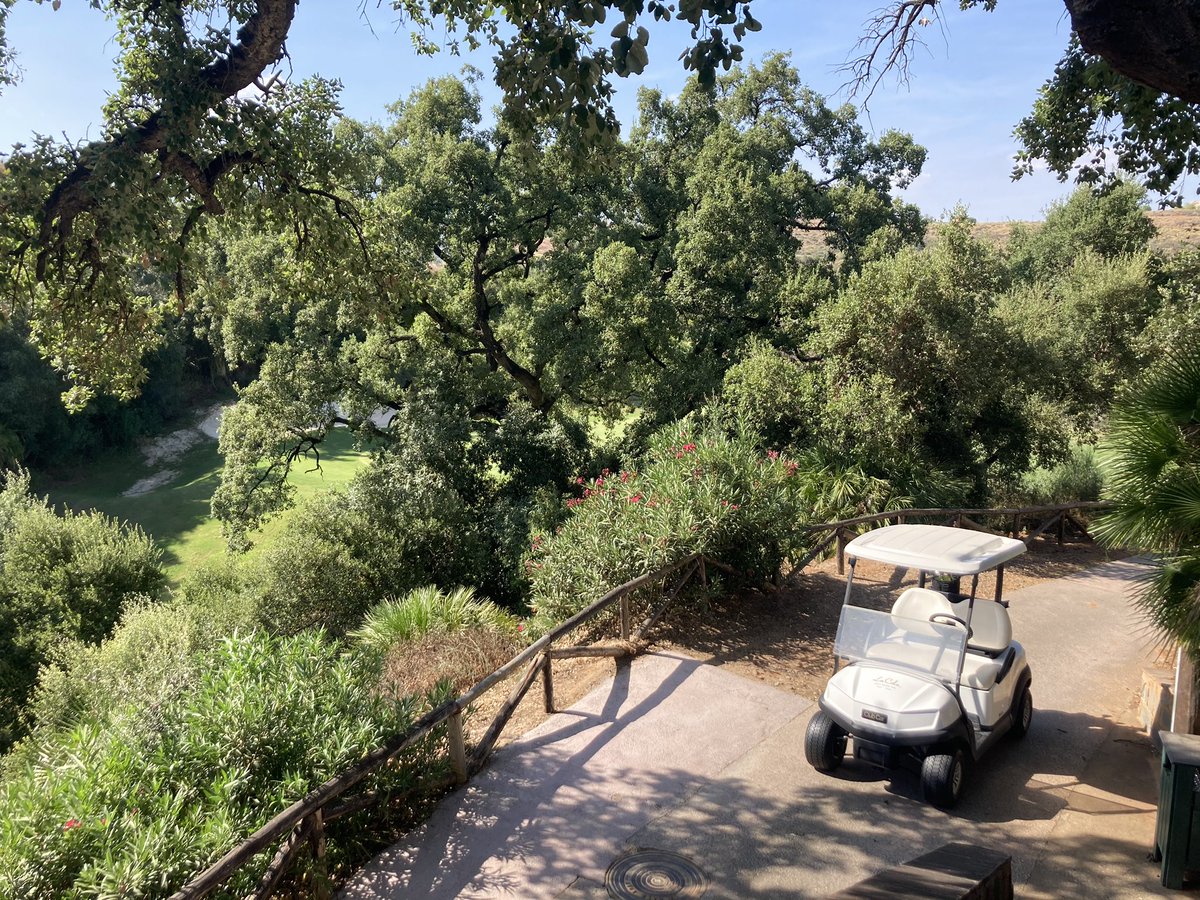 OCowling's tweet photo. Wow that was boiling, enjoyable knock in stunning surroundings @LaCala_Resort 37pts with two blobs. Sunshine + Golf = Happiness. We will stay here next time! #unlimitedgolf https://t.co/p4J5XJSiGs