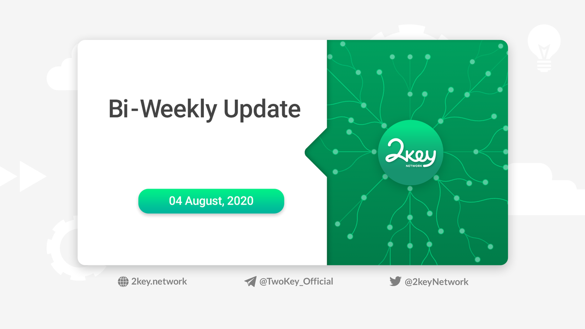 2keyNetwork's tweet photo. 2key Bi-Weekly Progress 🚀

✅ 800+ New Registered Users
✅ 100+ New 2key Pages
✅ 2.4K Generated SmartLinks
✅ 200.4K SmartLink Views
✅ 36.5K Conversions
✅ 7,280,443 2KEY tokens staked
✅ 2key Network V0.5 released
✅ 2key Reputation Mining V1 Launched https://t.co/zzbjqIK3Ux
