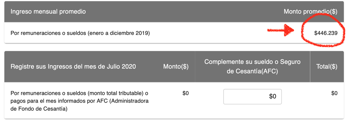 JavieraBRLeon's tweet photo. @ignaciobriones_ #BonoDe500mil Qué hago si este monto está malo!? No se puede cambiar y no hay una mesa de ayuda específica a la cual recurrir! Una vergüenza! https://t.co/Zy6Y0yYBLb