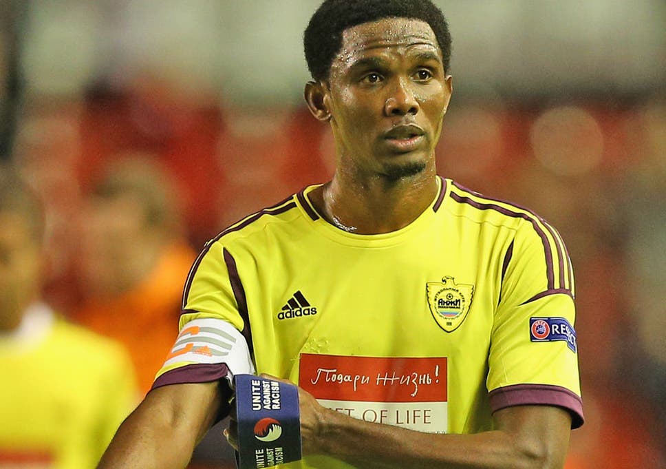 SAMUEL ETO'OClub: Anzhi MakhachkalaPeriod: 2011-2013Located in Dagestan,at the time known as the most dangerous place in Europe, local mogul Suleyman Kerimov decided to build a super club. So, he paid a fortune (especially in wages) to get Eto'o at the height of his powers